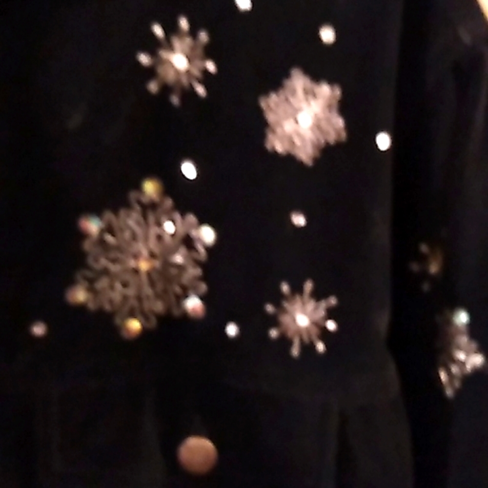 ❄️❄️❄️☃️- Quacker Factory Winter/Holiday ⛄Jacket❄️❄️❄️ - Picture 4 of 17